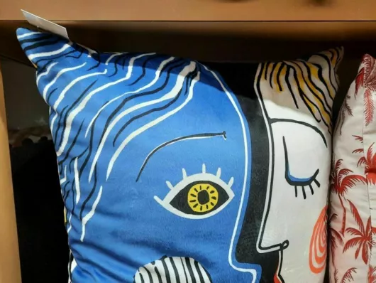 coussin style Picasso 45x45