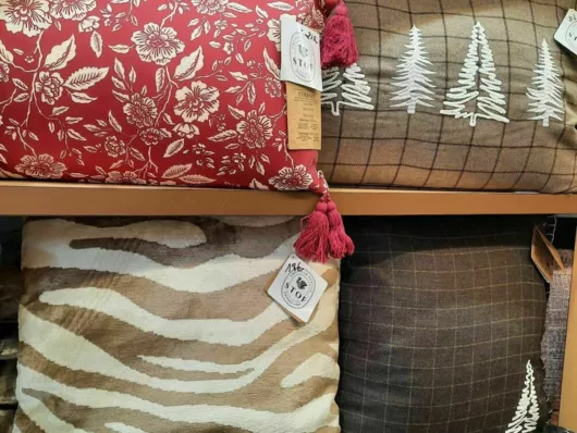 coussin zèbre 45x45