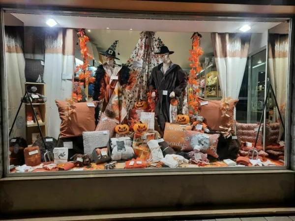 vitrine d'Halloween 2026