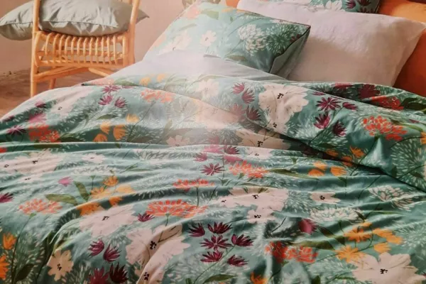 linge de lit bouquet de joies