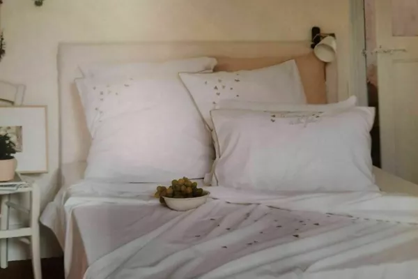 linge de lit jolis coeurs