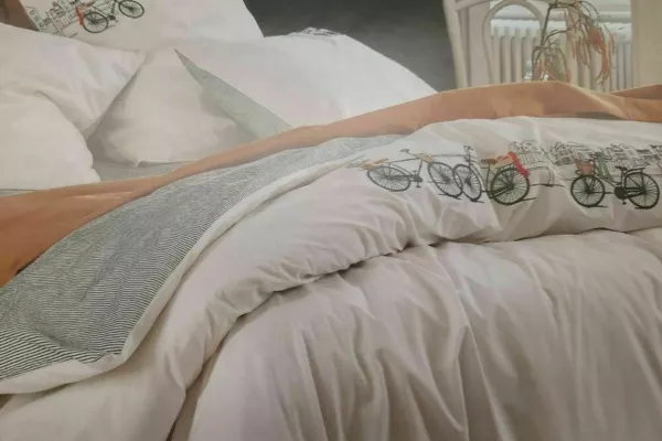 Parure de lit percale de coton AMSTERDAM