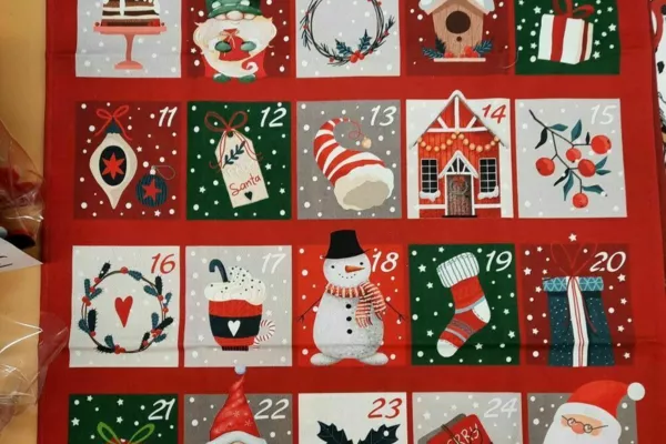 linge vaisselle coton . calendrier de l'avent