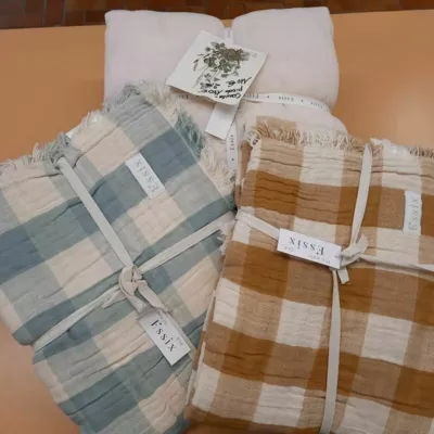 plaids écossais coton