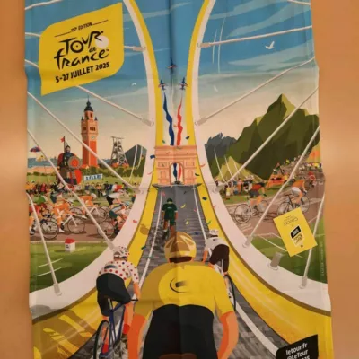 Linge vaisselle coton TOUR DE FRANCE