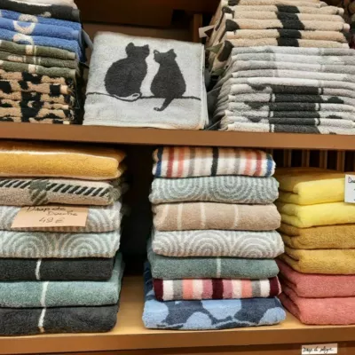  Choix de linges de toilette.